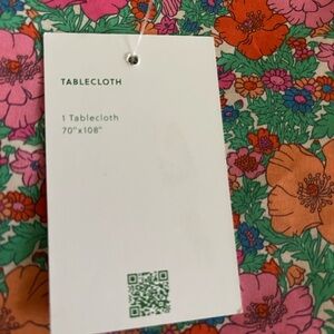 J. Crew Floral Print Fabric with Pink, Orange, and Green